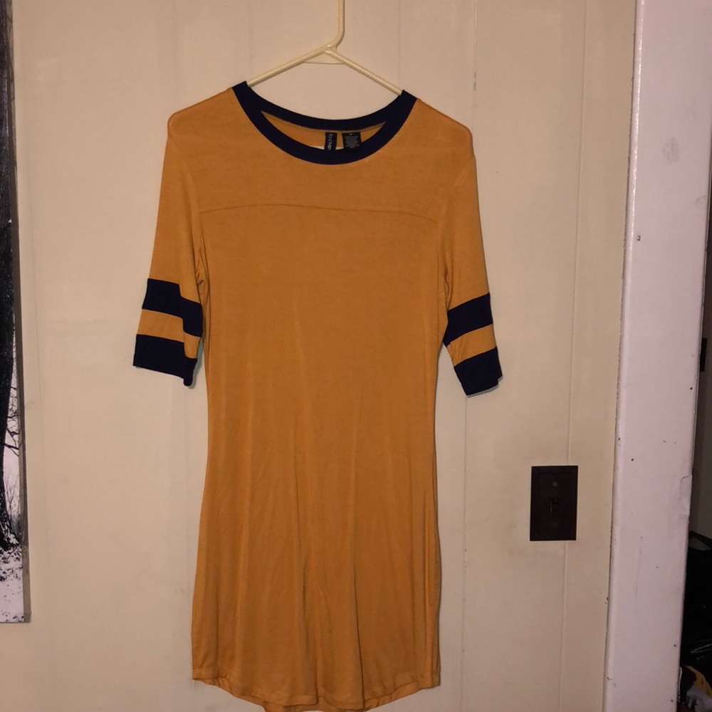 Gold Jersey Dress